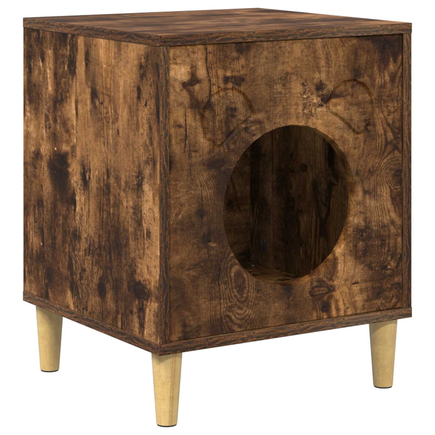 Kattenhuis 42,5 X 40 X 53 Cm Bewerkt Hout