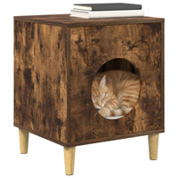 Kattenhuis 42,5 X 40 X 53 Cm Bewerkt Hout