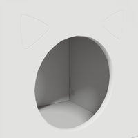 Kattenhuis 72 X 42,5 X 70 Cm Bewerkt Hout