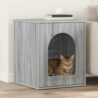 Kattenhuis Beton 53 X 52 X 62 Cm Bewerkt Hout