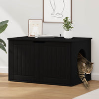 Kattenhuis Oudhout 85 X 55 X 50,5 Cm Bewerkt Hout
