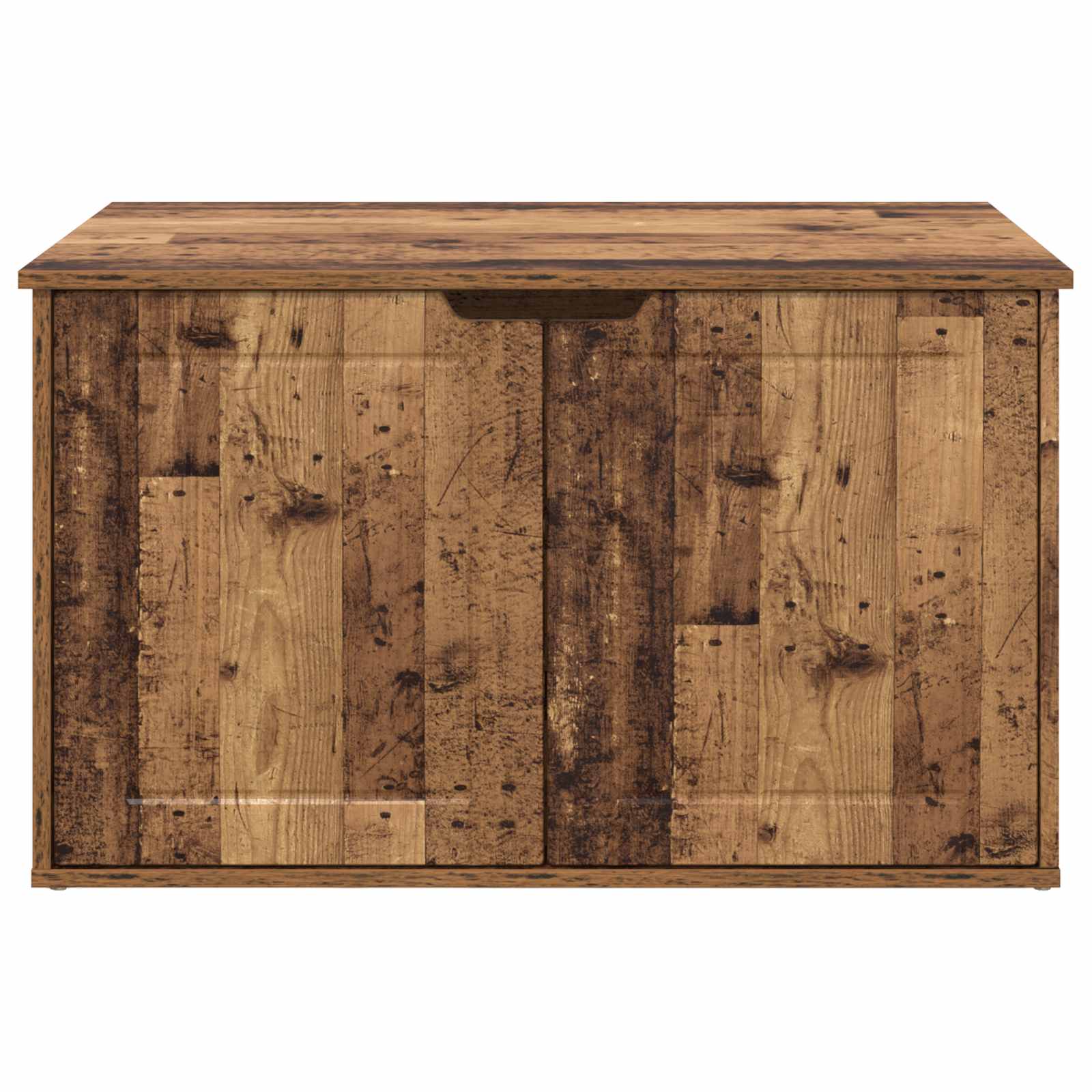 Kattenhuis Oudhout 85 X 55 X 50,5 Cm Bewerkt Hout
