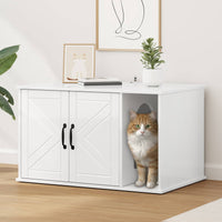 Kattenhuis Beton 85 X 55 X 50 Cm Bewerkt Hout