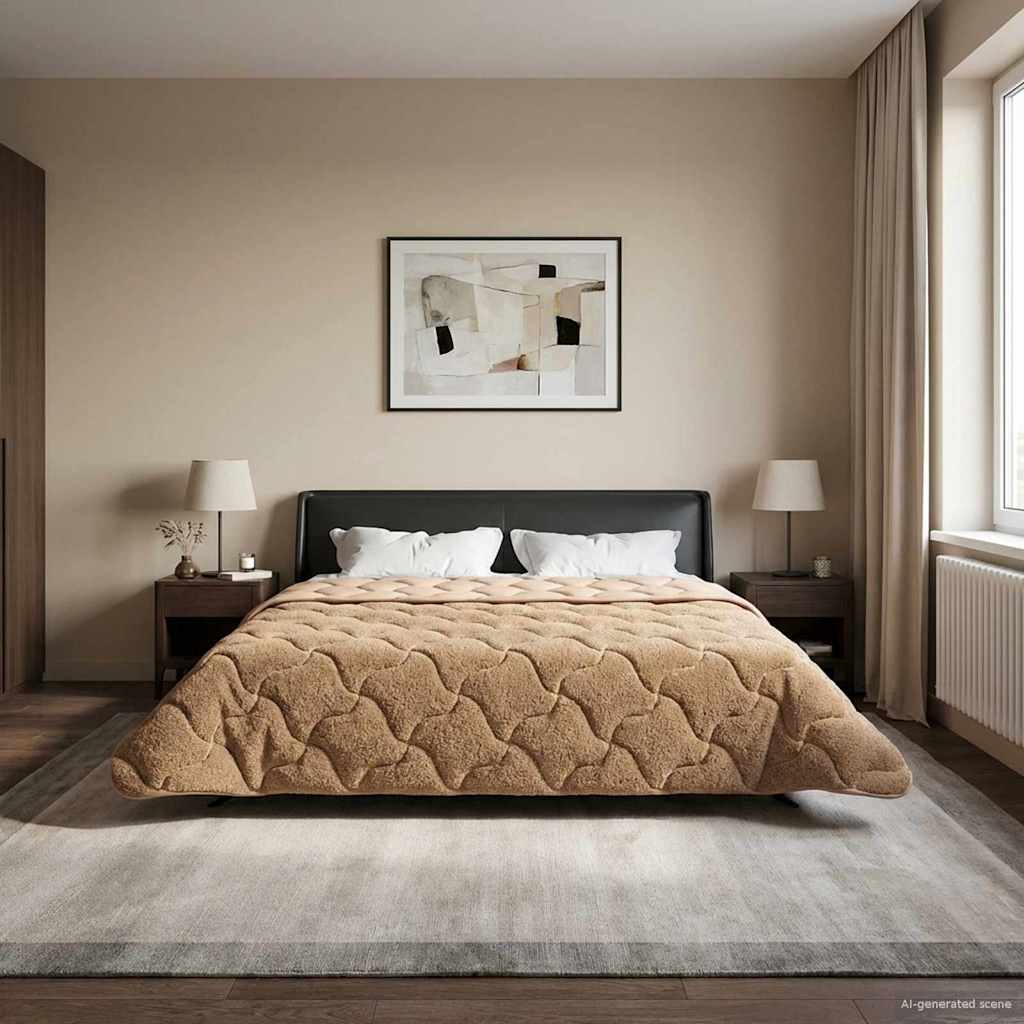 Zomer Dekbed 220 X 240 Cm Microfiber En Teddy Fleece