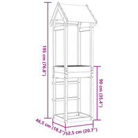 Speeltoren Bruin 52,5 X 46,5 X 195 Cm