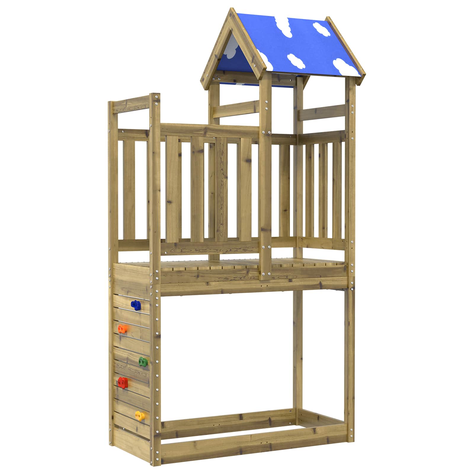 Speeltoren Bruin 110,5 X 52,5 X 215 Cm