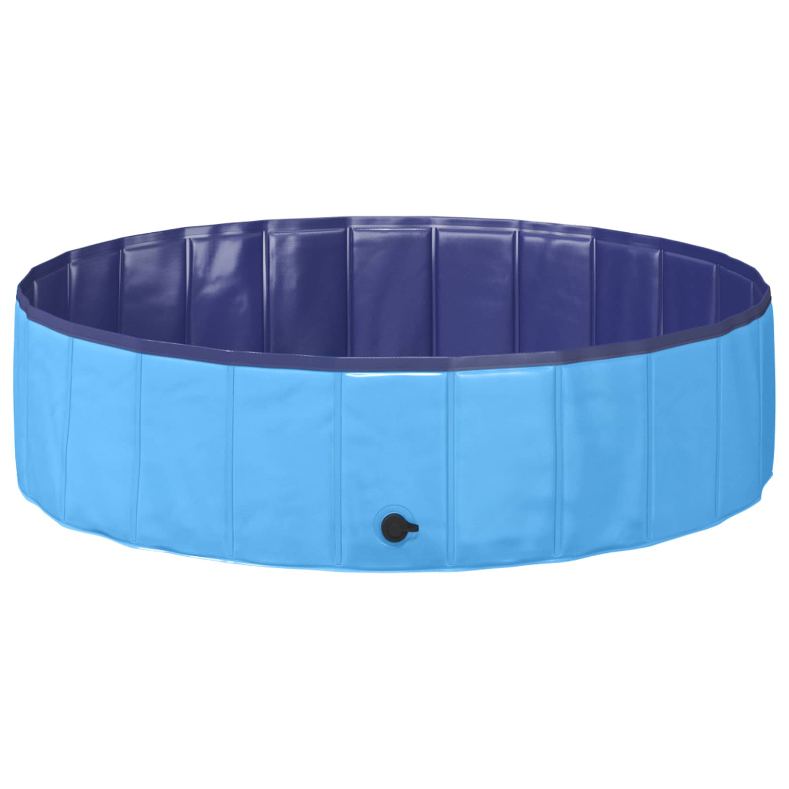 Opvouwbaar Zwembadd Voor Honden En Blauw 80 X
